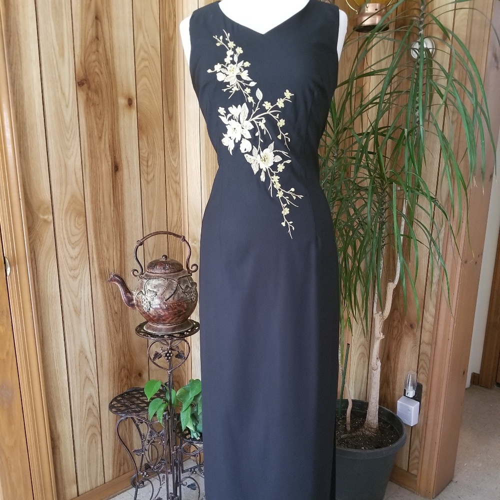 Long black dress